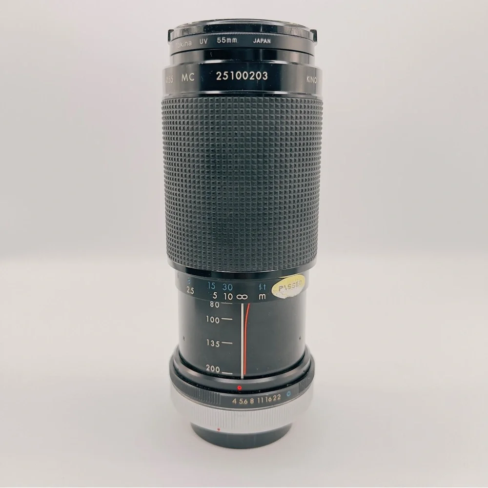 KIRON 80-200mm F/4 Macro 1:4 Zoom Lens Kino Precision Japan w Case & User Manual